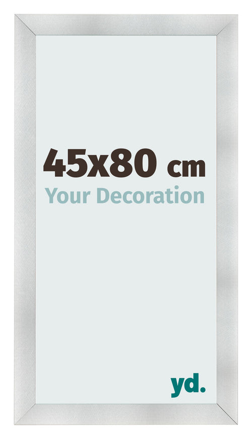 Photo Frame 45x80cm Aluminum Brushed MDF Pisa Front Size | Yourdecoration.com
