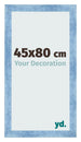 Photo Frame 45x80cm Clear Blue Swept MDF Pisa Front Size | Yourdecoration.com
