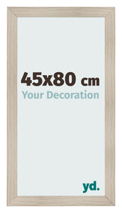 Photo Frame 45x80cm Oak Rustic MDF Pisa Front Size | Yourdecoration.com