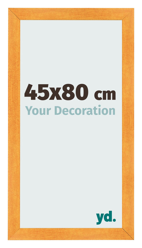 Photo Frame 45x80cm Orange MDF Pisa Front Size | Yourdecoration.com