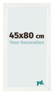 Photo Frame 45x80cm White Vintage MDF Pisa Front Size | Yourdecoration.com