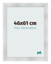 Photo Frame 46x61cm Aluminum Brushed MDF Pisa Front Size | Yourdecoration.com
