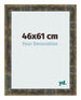 Photo Frame 46x61cm Blue Gold Melange MDF Pisa Front Size | Yourdecoration.com