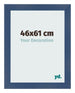 Photo Frame 46x61cm Dark Blue Swept MDF Pisa Front Size | Yourdecoration.com