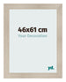 Photo Frame 46x61cm Oak Rustic MDF Pisa Front Size | Yourdecoration.com