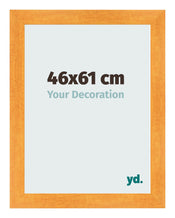Photo Frame 46x61cm Orange MDF Pisa Front Size | Yourdecoration.com