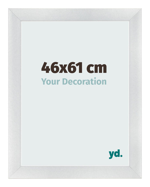 Photo Frame 46x61cm Silver Black Swept MDF Pisa Front Size | Yourdecoration.com