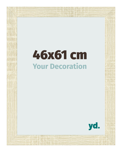 Photo Frame 46x61cm Sonoma Oak MDF Pisa Front Size | Yourdecoration.com