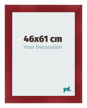 Photo Frame 46x61cm Wine Red Swept MDF Pisa Front Size | Yourdecoration.com