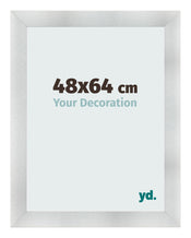 Photo Frame 48x64cm Aluminum Brushed MDF Pisa Front Size | Yourdecoration.com