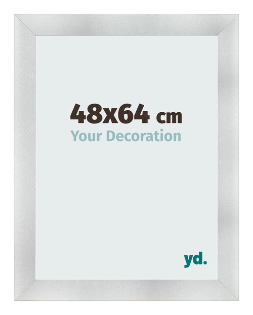 Photo Frame 48x64cm Aluminum Brushed MDF Pisa Front Size | Yourdecoration.com