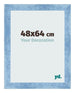 Photo Frame 48x64cm Clear Blue Swept MDF Pisa Front Size | Yourdecoration.com