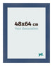 Photo Frame 48x64cm Dark Blue Swept MDF Pisa Front Size | Yourdecoration.com