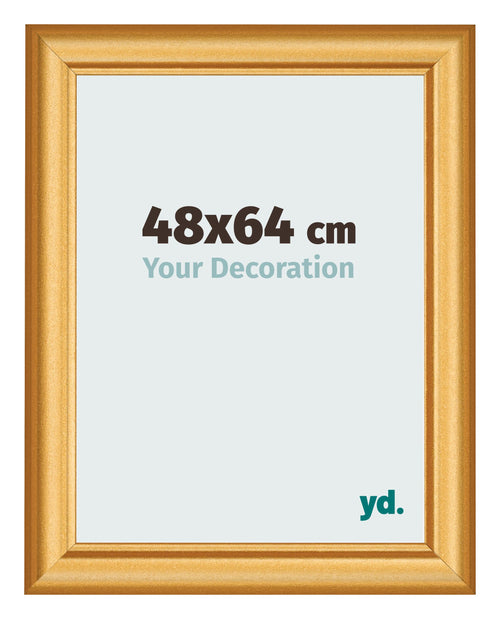 Photo Frame 48x64cm Gold Matte MDF Lazio Front Size | Yourdecoration.com