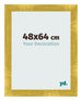 Photo Frame 48x64cm Gold Vintage MDF Pisa Front Size | Yourdecoration.com