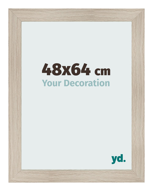 Photo Frame 48x64cm Oak Rustic MDF Pisa Front Size | Yourdecoration.com