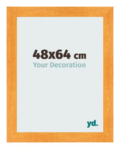 Photo Frame 48x64cm Orange MDF Pisa Front Size | Yourdecoration.com