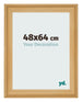 Photo Frame 48x64cm Pine Woodgrain MDF Lazio Front Size | Yourdecoration.com