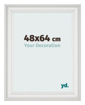 Photo Frame 48x64cm White Swept MDF Lazio Front Size | Yourdecoration.com