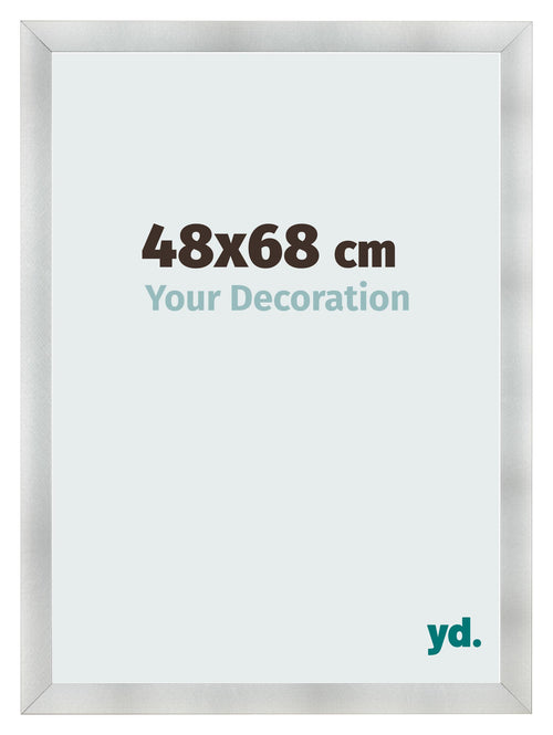 Photo Frame 48x68cm Aluminum Brushed MDF Pisa Front Size | Yourdecoration.com