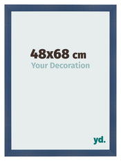 Photo Frame 48x68cm Dark Blue Swept MDF Pisa Front Size | Yourdecoration.com