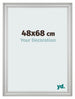 Photo Frame 48x68cm Silver Matte MDF Lazio Front Size | Yourdecoration.com