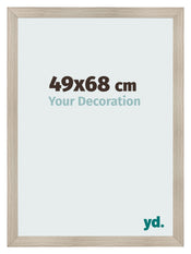Photo Frame 49x68cm Oak Rustic MDF Pisa Front Size | Yourdecoration.com