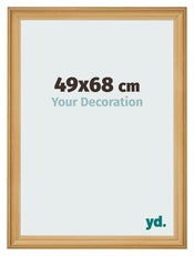 Photo Frame 49x68cm Pine Woodgrain MDF Lazio Front Size | Yourdecoration.com