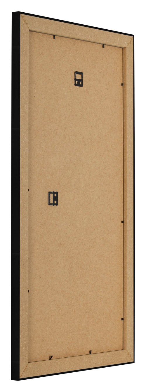 Photo Frame 50x100cm Black Silver Polished MDF Pisa Back Oblique | Yourdecoration.com