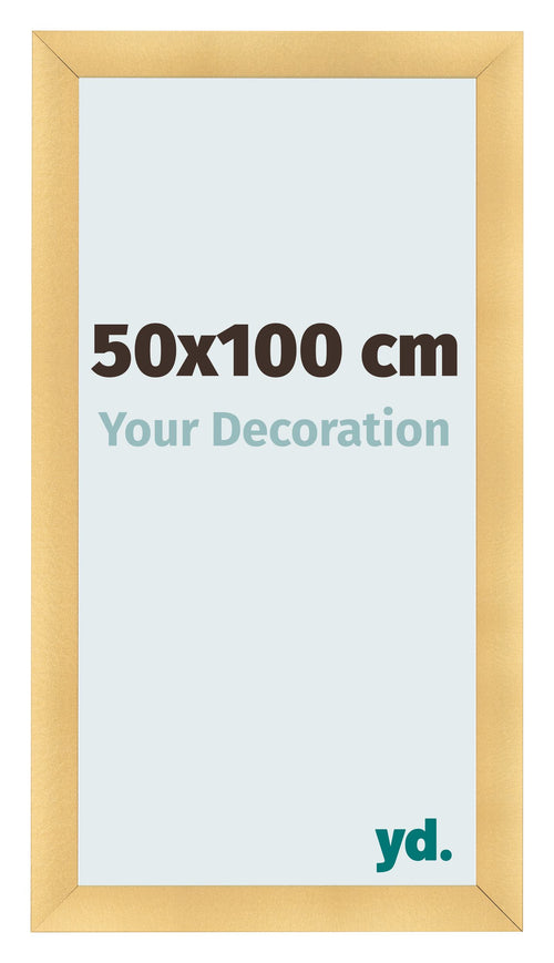 Photo Frame 50x100cm Gold Vintage MDF Pisa Front Size | Yourdecoration.com