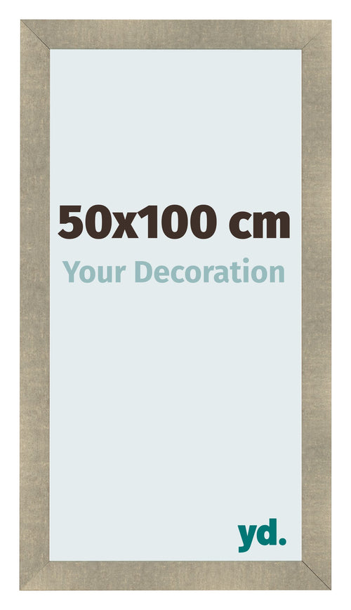 Photo Frame 50x100cm Gold Vintage MDF Pisa Front Size | Yourdecoration.com