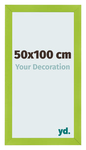 Photo Frame 50x100cm Green MDF Pisa Front Size | Yourdecoration.com