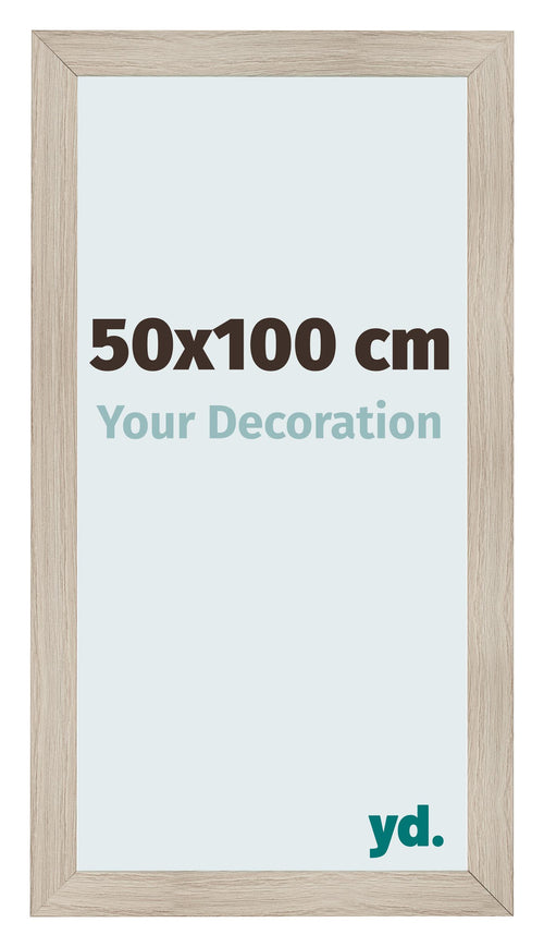 Photo Frame 50x100cm Oak Rustic MDF Pisa Front Size | Yourdecoration.com