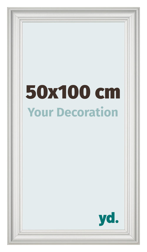 Photo Frame 50x100cm White Swept MDF Lazio Front Size | Yourdecoration.com