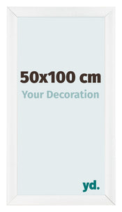 Photo Frame 50x100cm White Vintage MDF Pisa Front Size | Yourdecoration.com