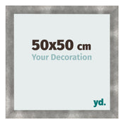 Photo Frame 50x50cm Metal Vintage MDF Pisa Front Size | Yourdecoration.com