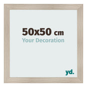 Photo Frame 50x50cm Oak Rustic MDF Pisa Front Size | Yourdecoration.com