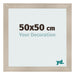 Photo Frame 50x50cm Oak Rustic MDF Pisa Front Size | Yourdecoration.com