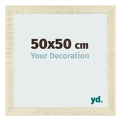 Photo Frame 50x50cm Sonoma Oak MDF Pisa Front Size | Yourdecoration.com