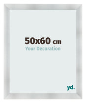 Photo Frame 50x60cm Aluminum Brushed MDF Pisa Front Size | Yourdecoration.com