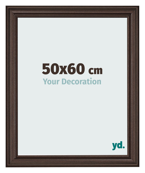 Photo Frame 50x60cm Oak Dark MDF Lazio Front Size | Yourdecoration.com