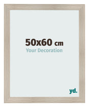 Photo Frame 50x60cm Oak Rustic MDF Pisa Front Size | Yourdecoration.com