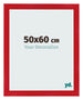 Photo Frame 50x60cm Red MDF Pisa Front Size | Yourdecoration.com