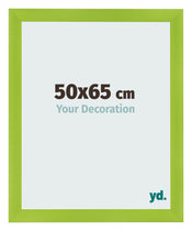 Photo Frame 50x65cm Green MDF Pisa Front Size | Yourdecoration.com