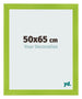 Photo Frame 50x65cm Green MDF Pisa Front Size | Yourdecoration.com
