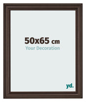 Photo Frame 50x65cm Oak Dark MDF Lazio Front Size | Yourdecoration.com