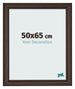 Photo Frame 50x65cm Oak Dark MDF Lazio Front Size | Yourdecoration.com