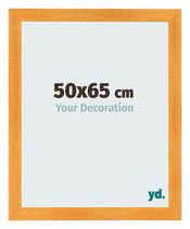 Photo Frame 50x65cm Orange MDF Pisa Front Size | Yourdecoration.com
