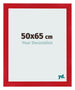 Photo Frame 50x65cm Red MDF Pisa Front Size | Yourdecoration.com