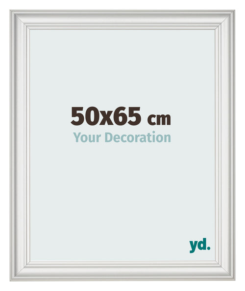 Photo Frame 50x65cm White Swept MDF Lazio Front Size | Yourdecoration.com